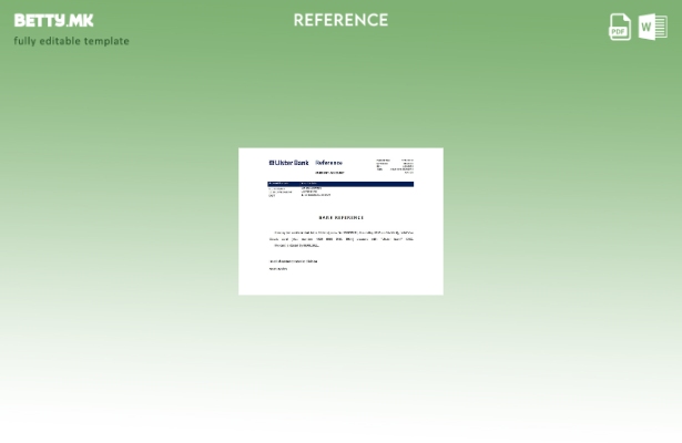 Референтен шаблон за затворање на банка на Ирска Алстер во модерен стил